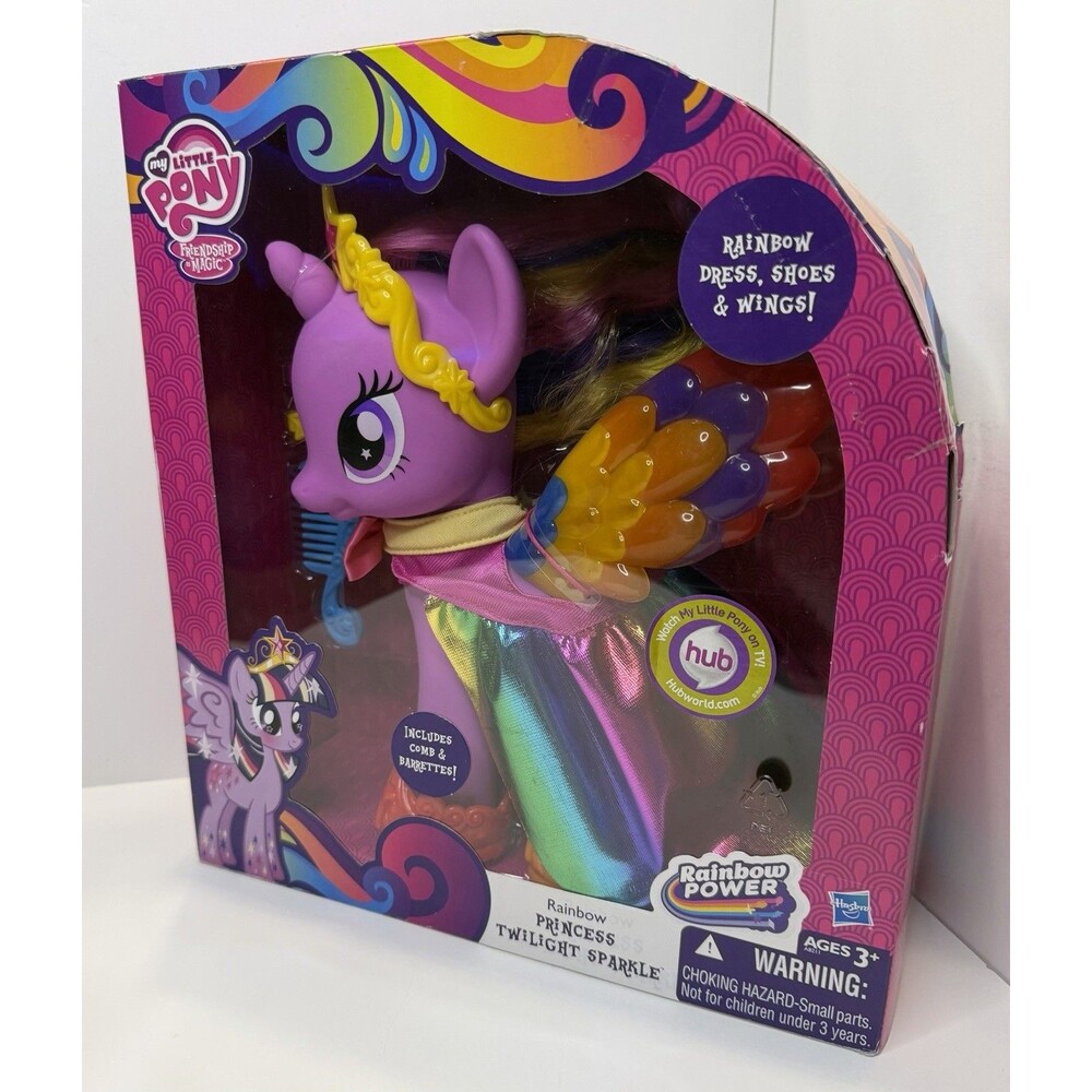 Rare 2013 My Little Pony Friendship Magic Rainbow Princess Twilight Sparkle NIB